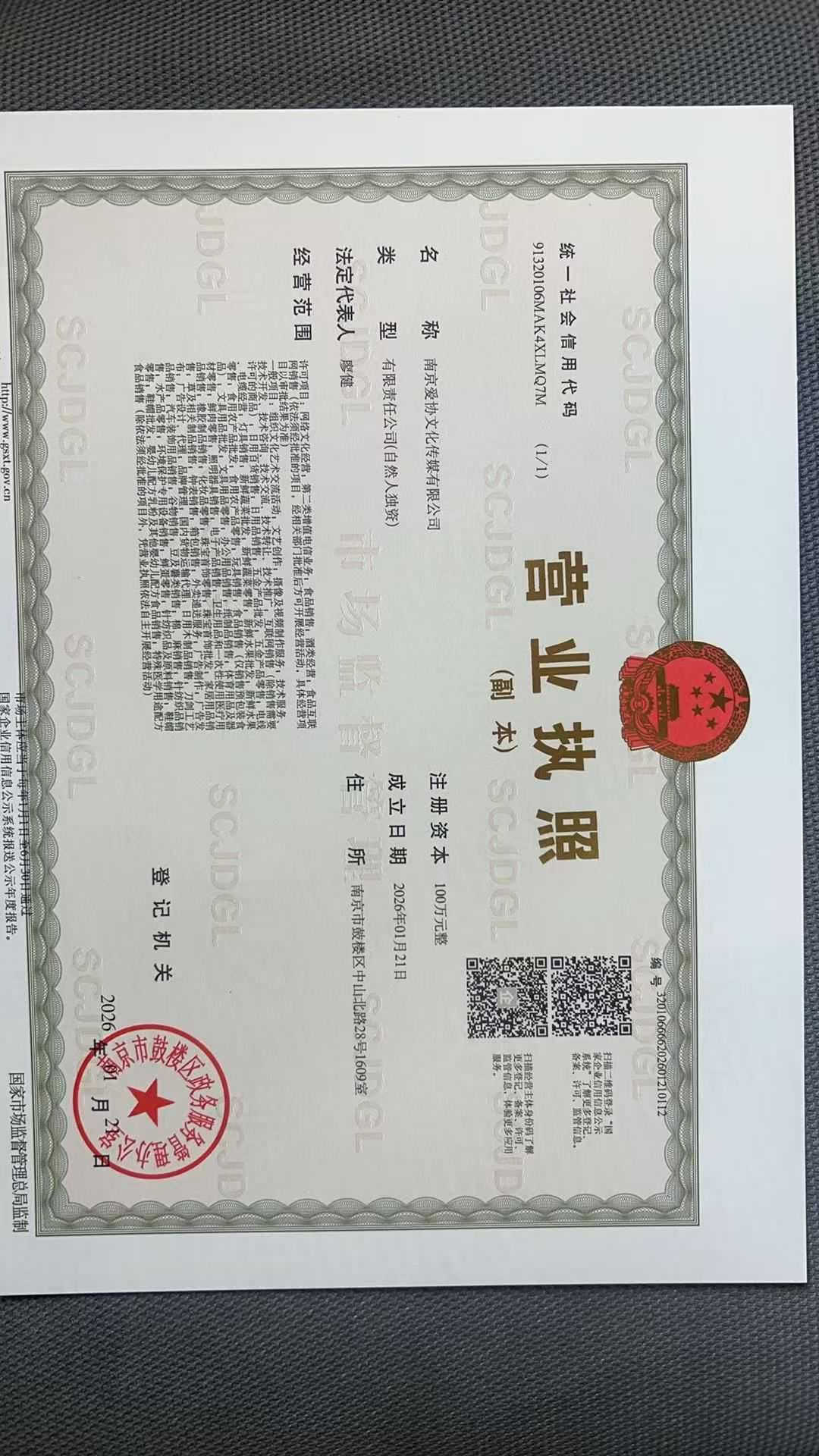 企业执照